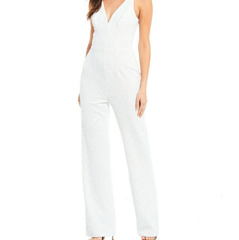 DRESS THE POPULATION CHARLIE Sequin Jumper